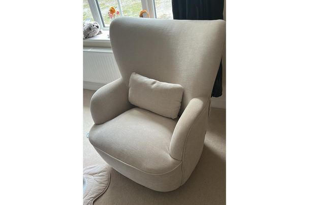 best nursing chair indybest review Sofa Club Bria glider nursery chair