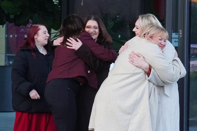 The nurses said they feel vindicated after the tribunal ruling (Owen Humphreys/PA)