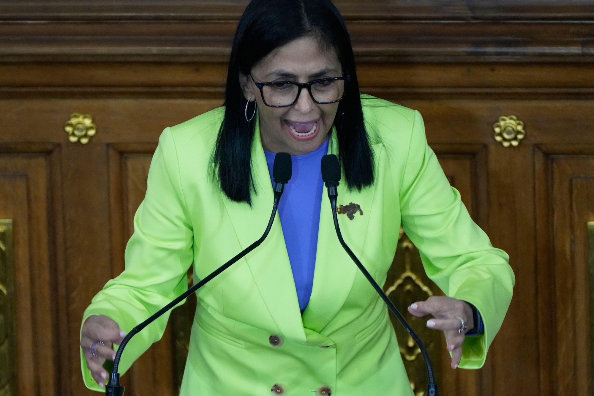 <p>Rodriguez’s speech and tone marked a dramatic contrast to her predecessors' fiery rants against U.S. imperialism that often went on for hours.</p>