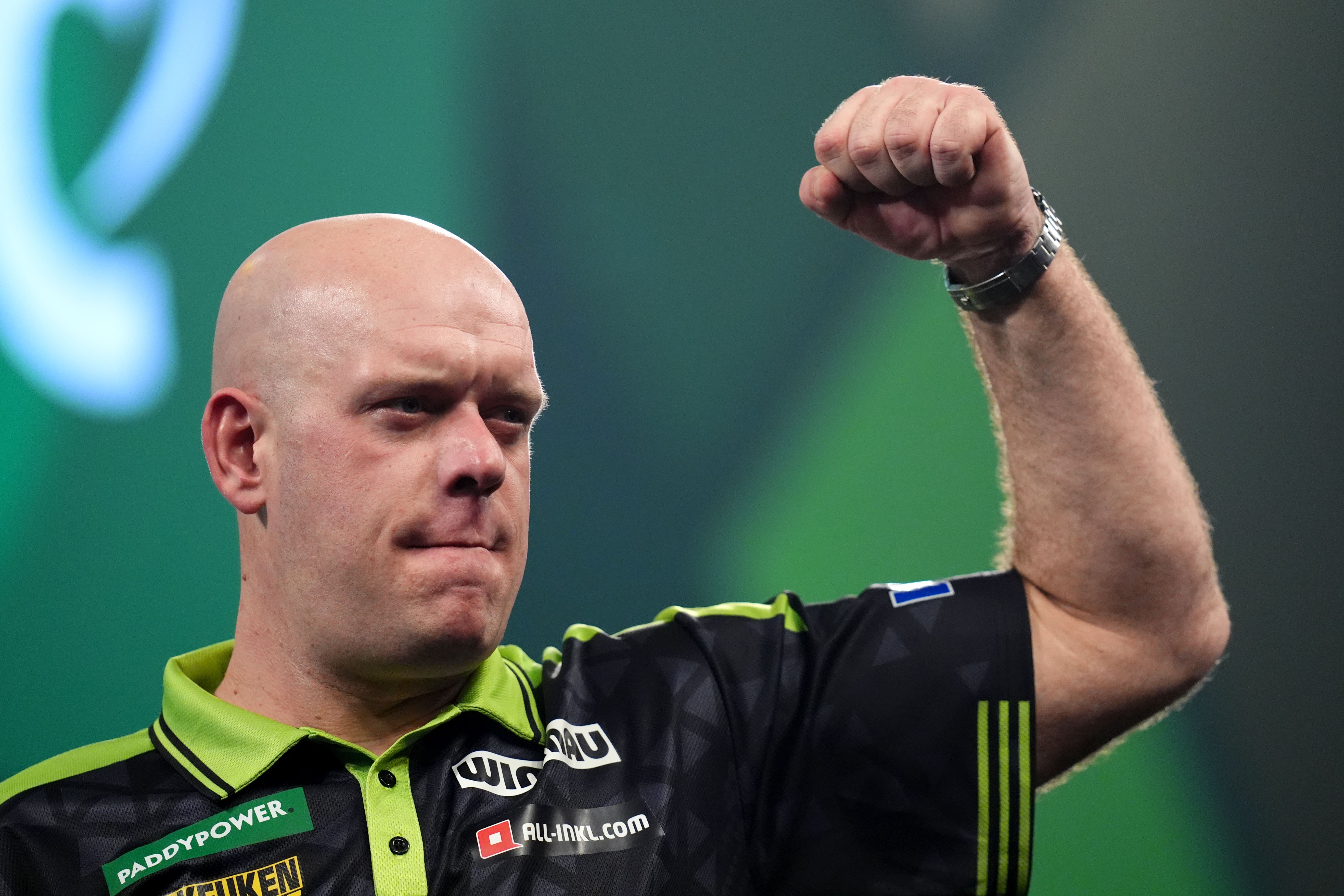 Michael van Gerwen won the Bahrain Masters for his first World Series win since 2024 (John Walton/PA)