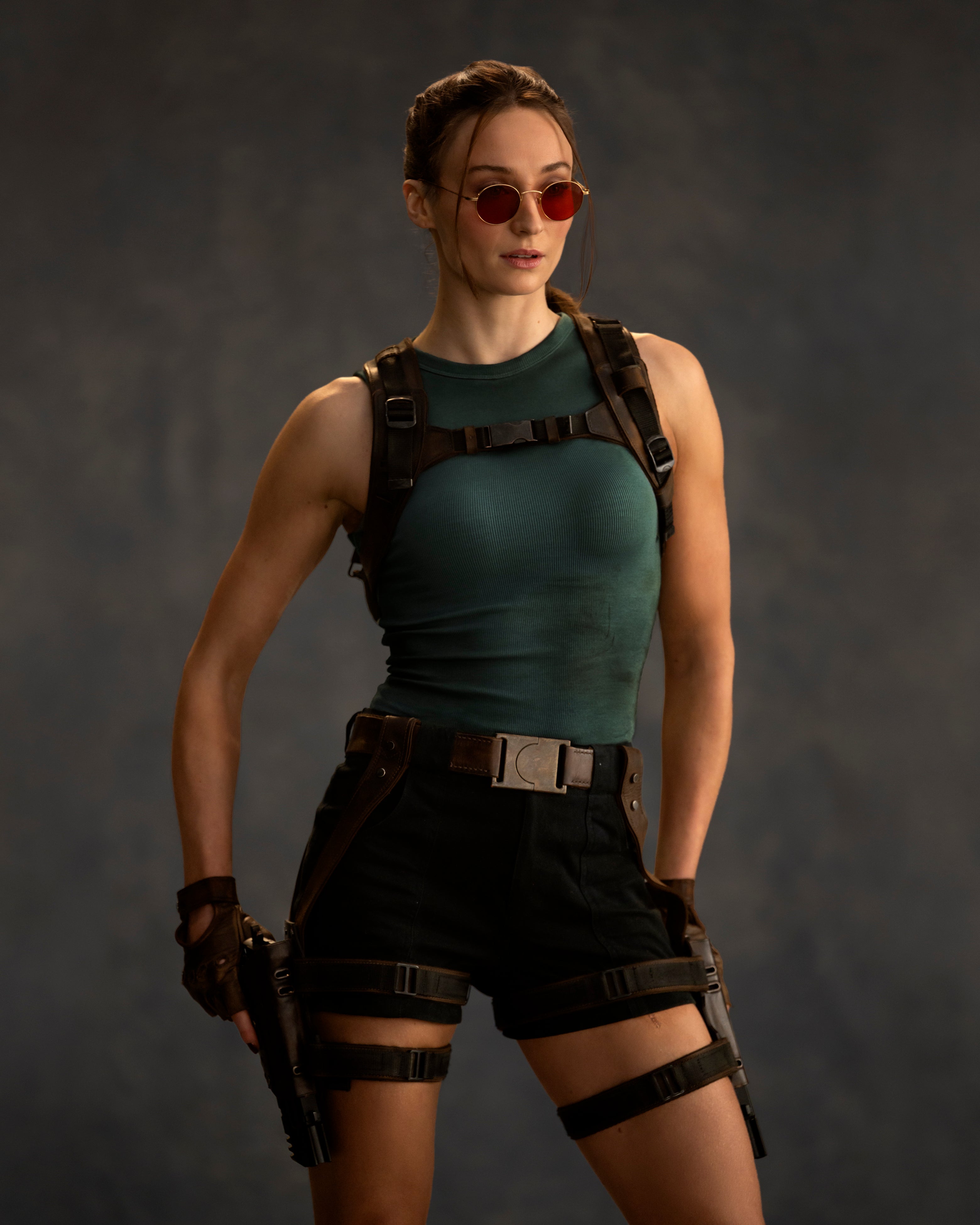 Sophie Turner as Lara Croft