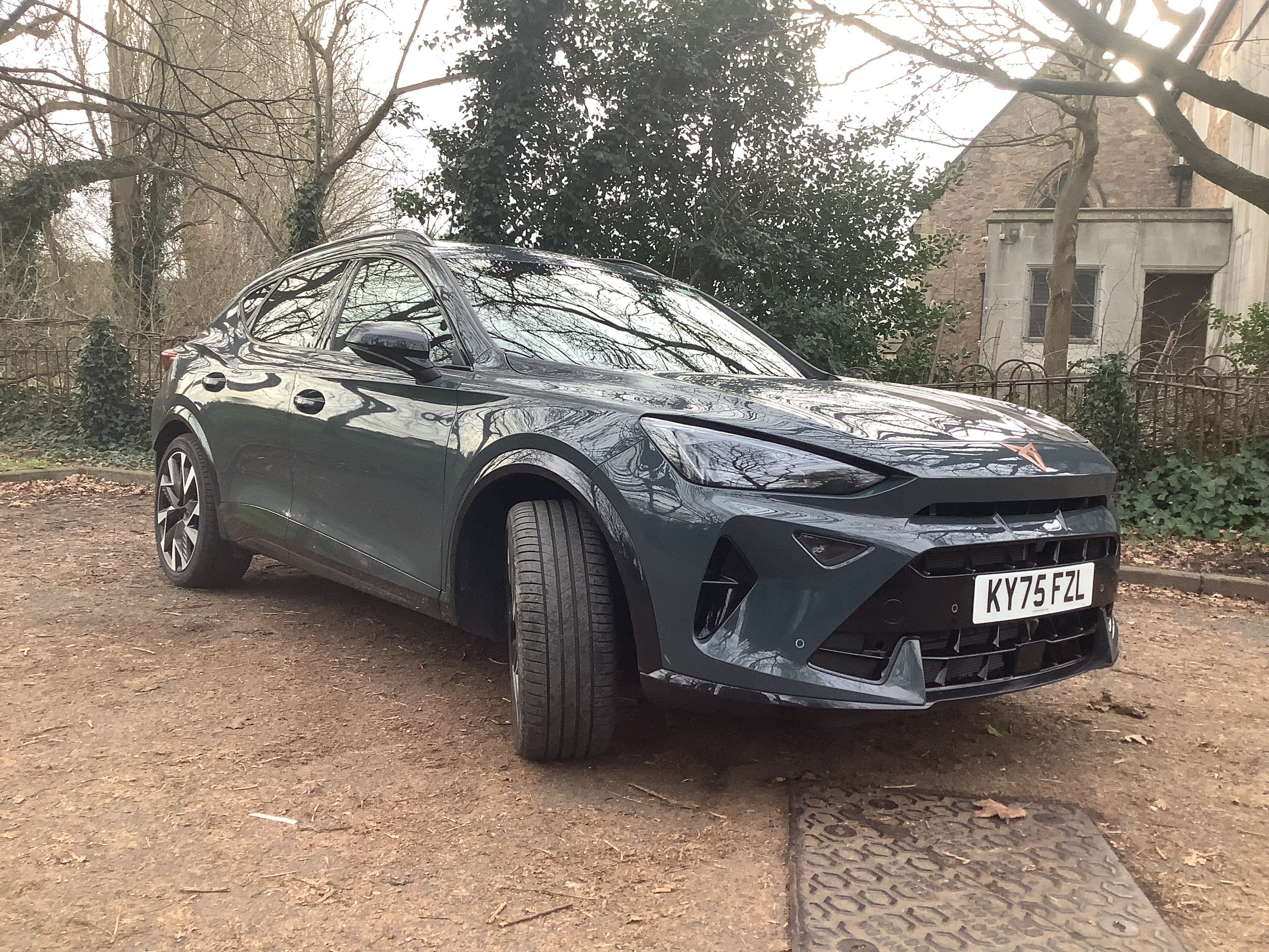 The Cupra has a combination of petrol and electric power