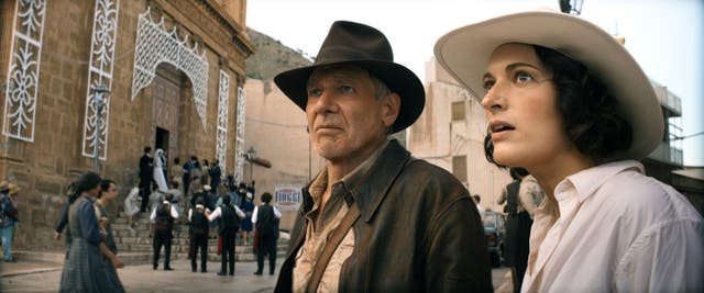 <p>Harrison Ford and Phoebe Waller-Bridge in 2023’s ‘Indiana Jones and the Dial of Destiny’</p>
