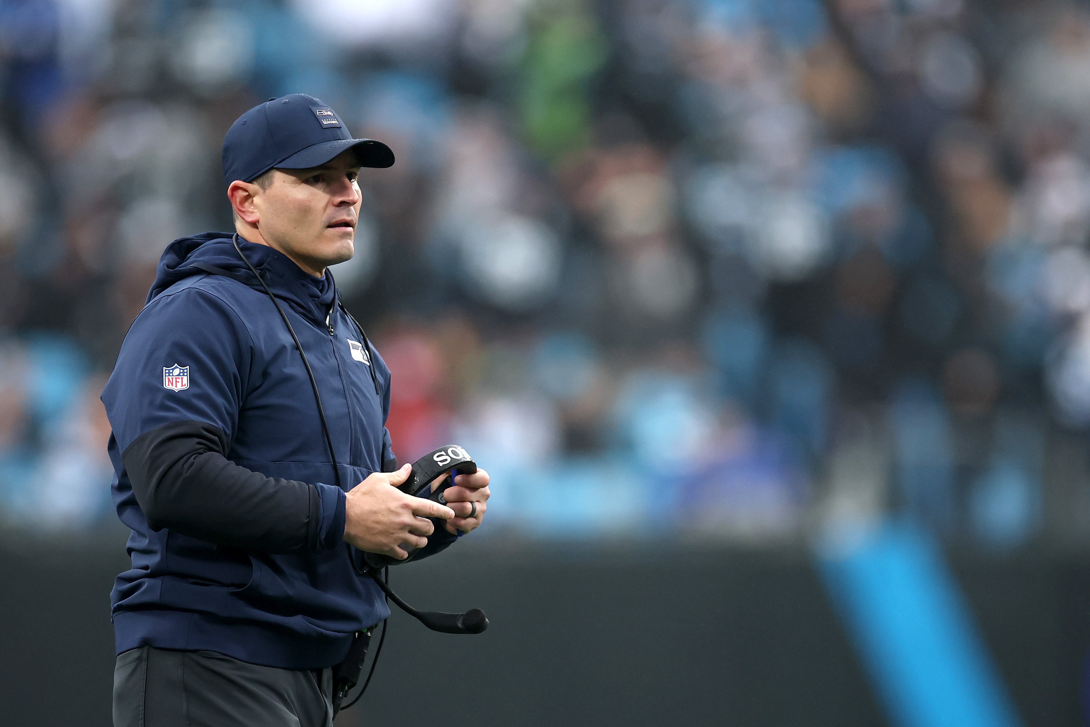 Head coach Mike MacDonald has worked closely with Durde in Seattle