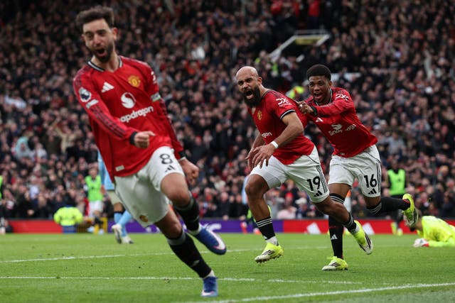 <p>Manchester United swept rivals Man City aside in their Premier League derby at Old Trafford</p>