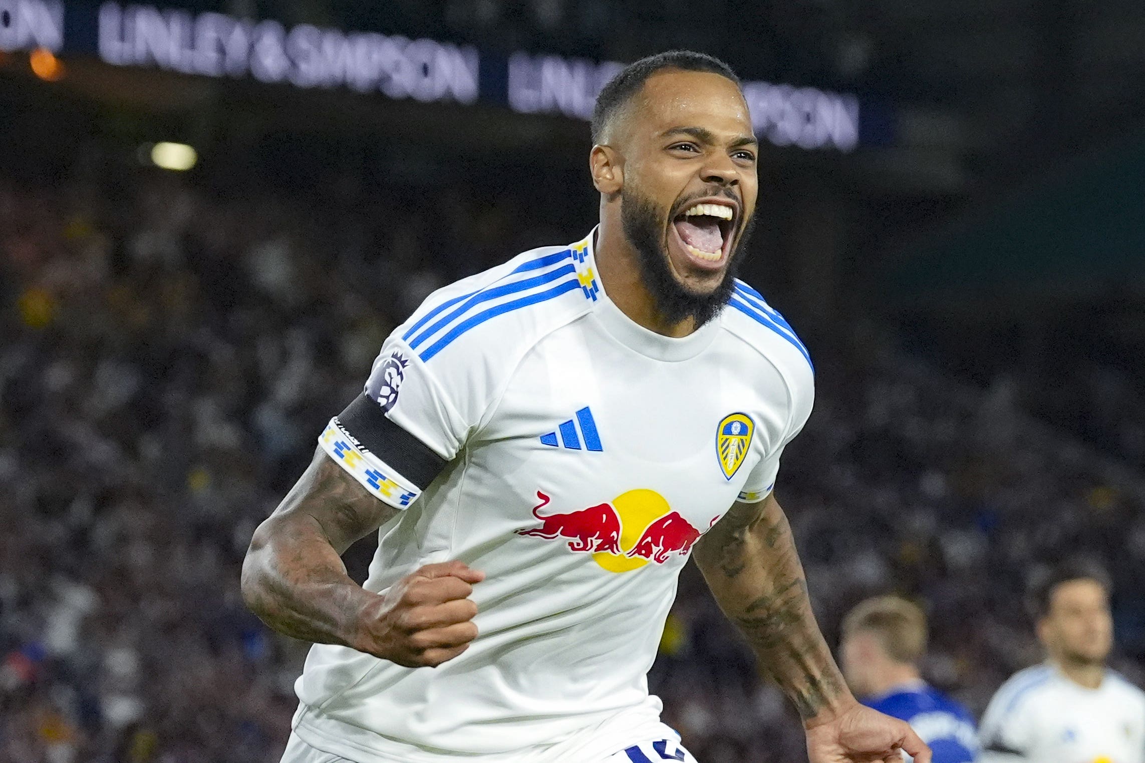 Lukas Nmecha was the match-winner for Leeds (Danny Lawson/PA)