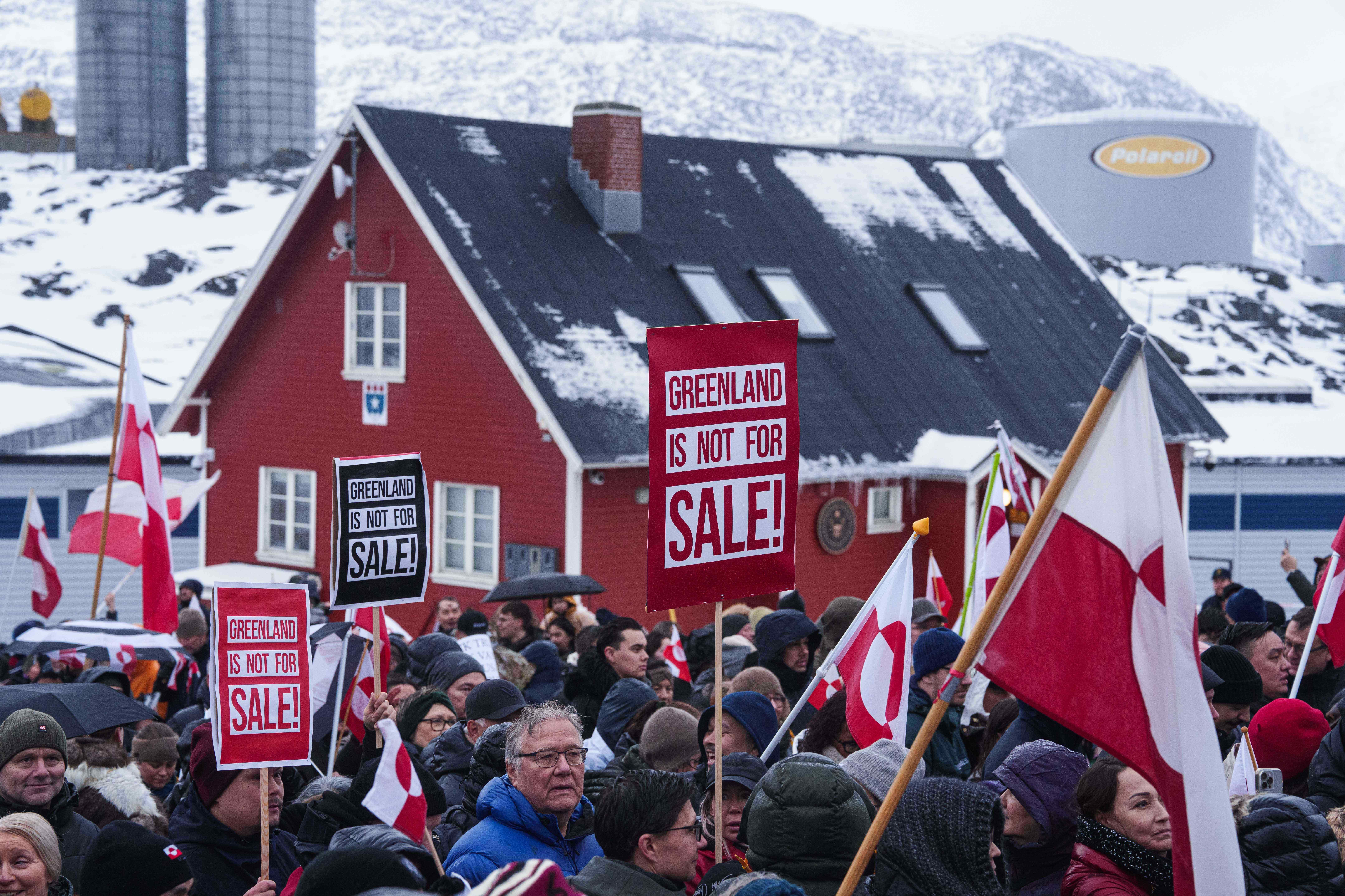 Greenland US Protest