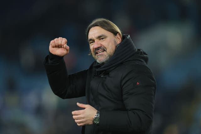 <p>Daniel Farke will hope his side can deliver in a relegation clash</p>