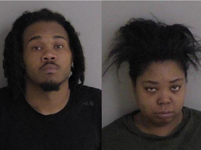 <p>Marlon Perilloux (left) and Raynisa Young (right) have been charged after their five-year-old son Marley died weighing only 19 pounds</p>