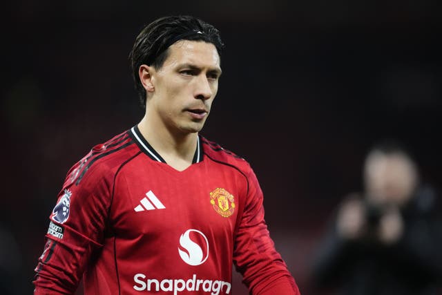 <p>Lisandro Martinez hit out at Paul Scholes’ previous comments towards him</p>