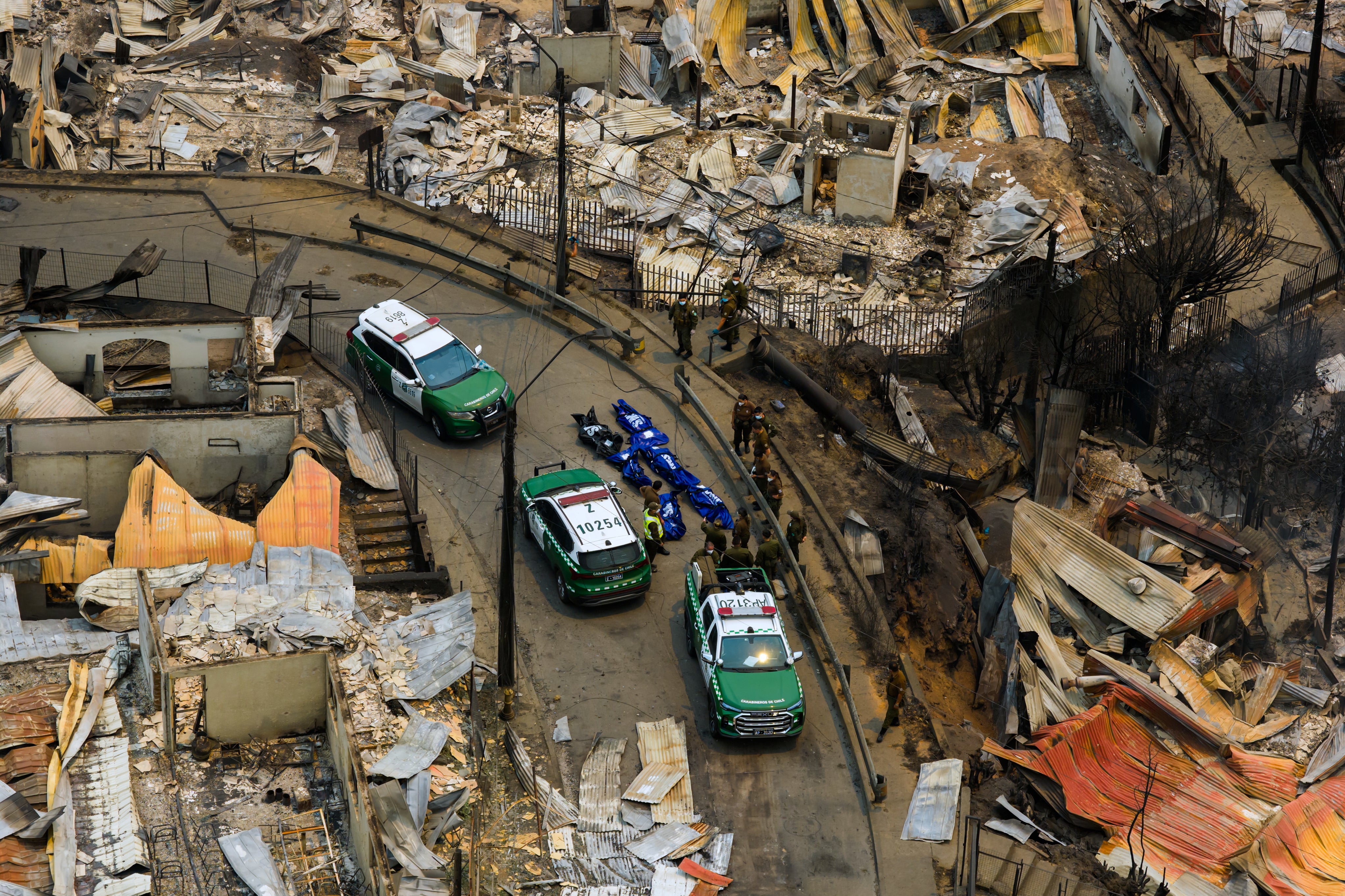APTOPIX Chile Wildfires
