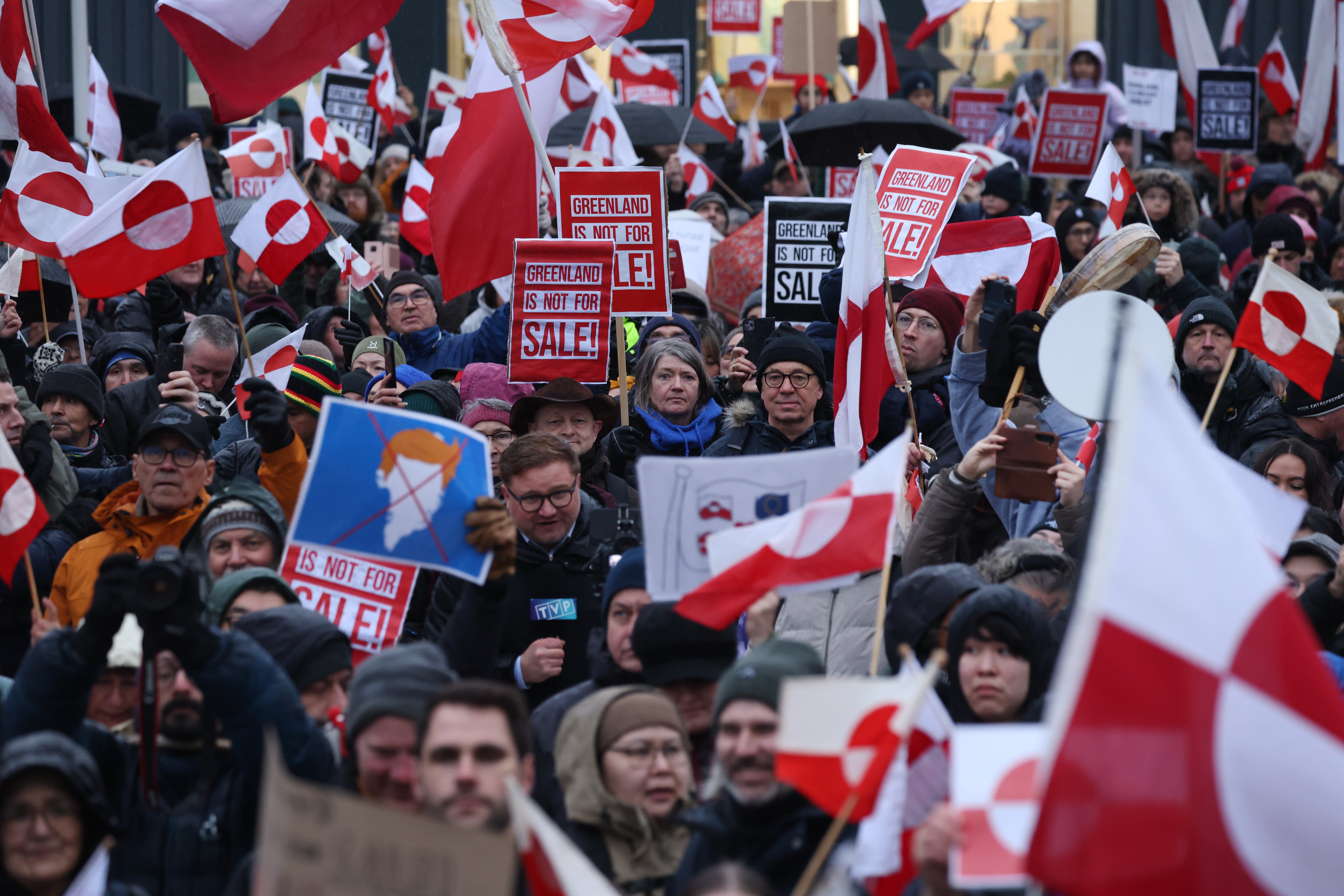 Protests were held in Greenland after President Donald Trump expressed his intent to acquire the autonomous territory