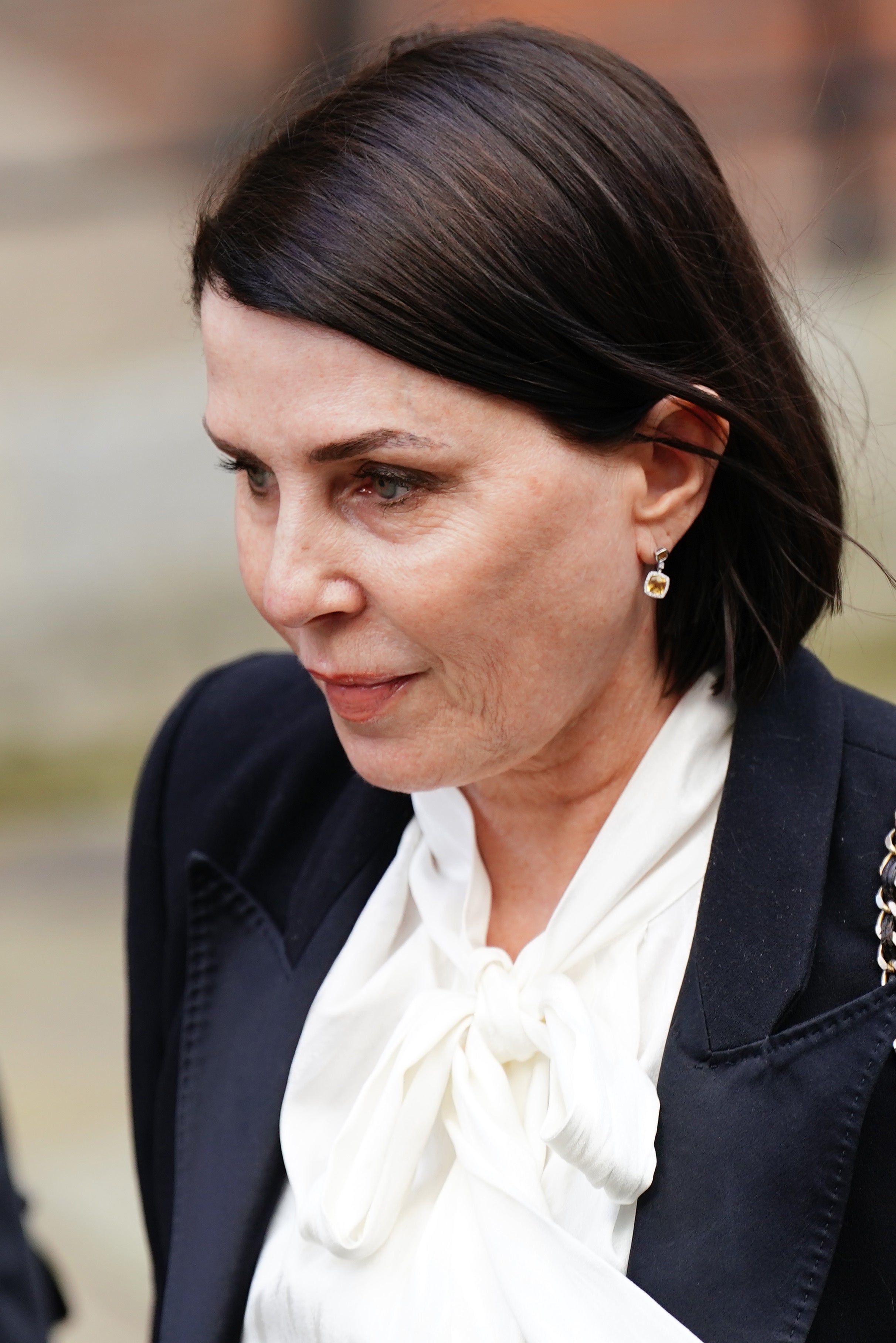 Sadie Frost leaving an earlier hearing in the claim in 2023 (Aaron Chown/PA)
