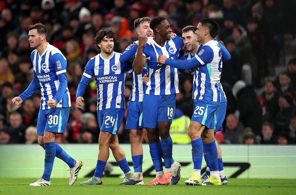 <p>Brighton advanced to the fourth round of the FA Cup last week with a superb win over Man Utd</p>