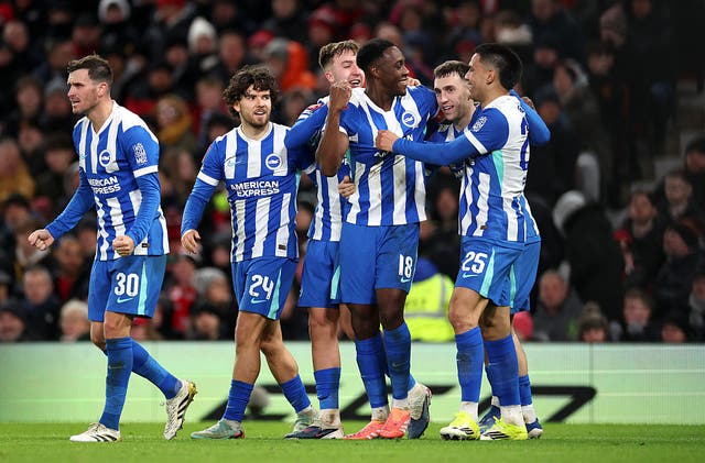 <p>Brighton advanced to the fourth round of the FA Cup last week with a superb win over Man Utd</p>