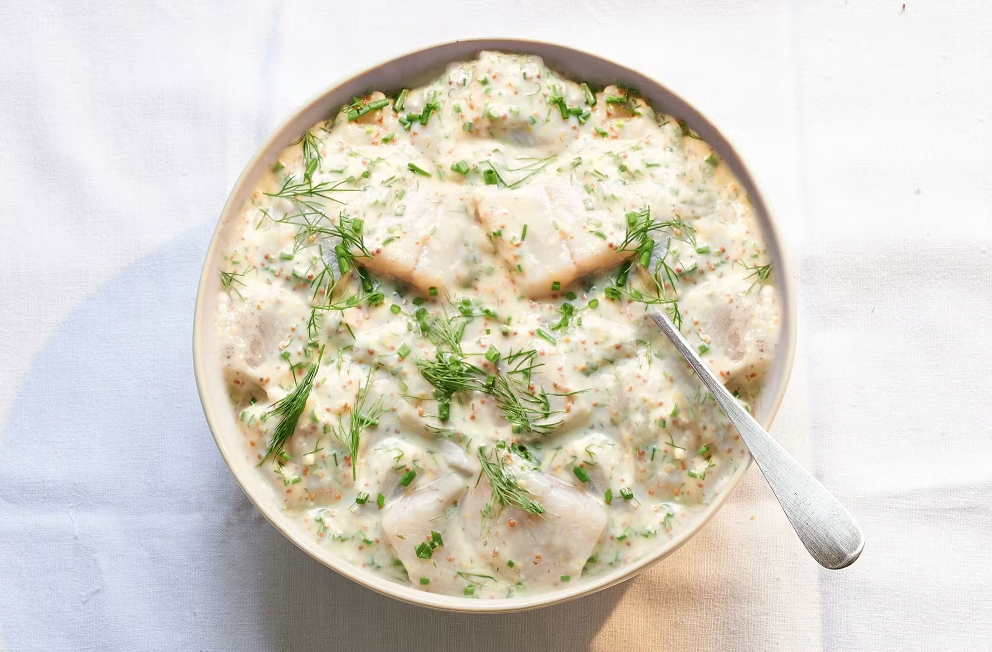 Proof the Nordic diet isn’t all salmon and rye – herring brings omega-3s and acidity to the breakfast table, and takes minutes to prepare