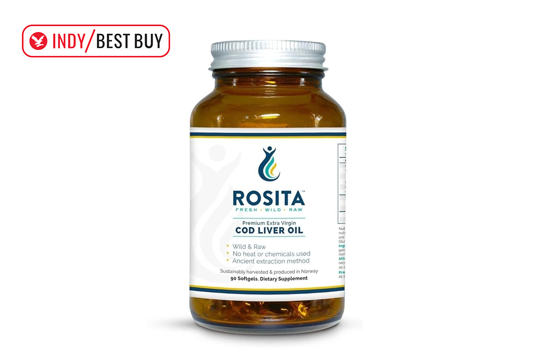 Best cod liver oil supplement Indybest review Rosita extra virgin cod liver oil softgels