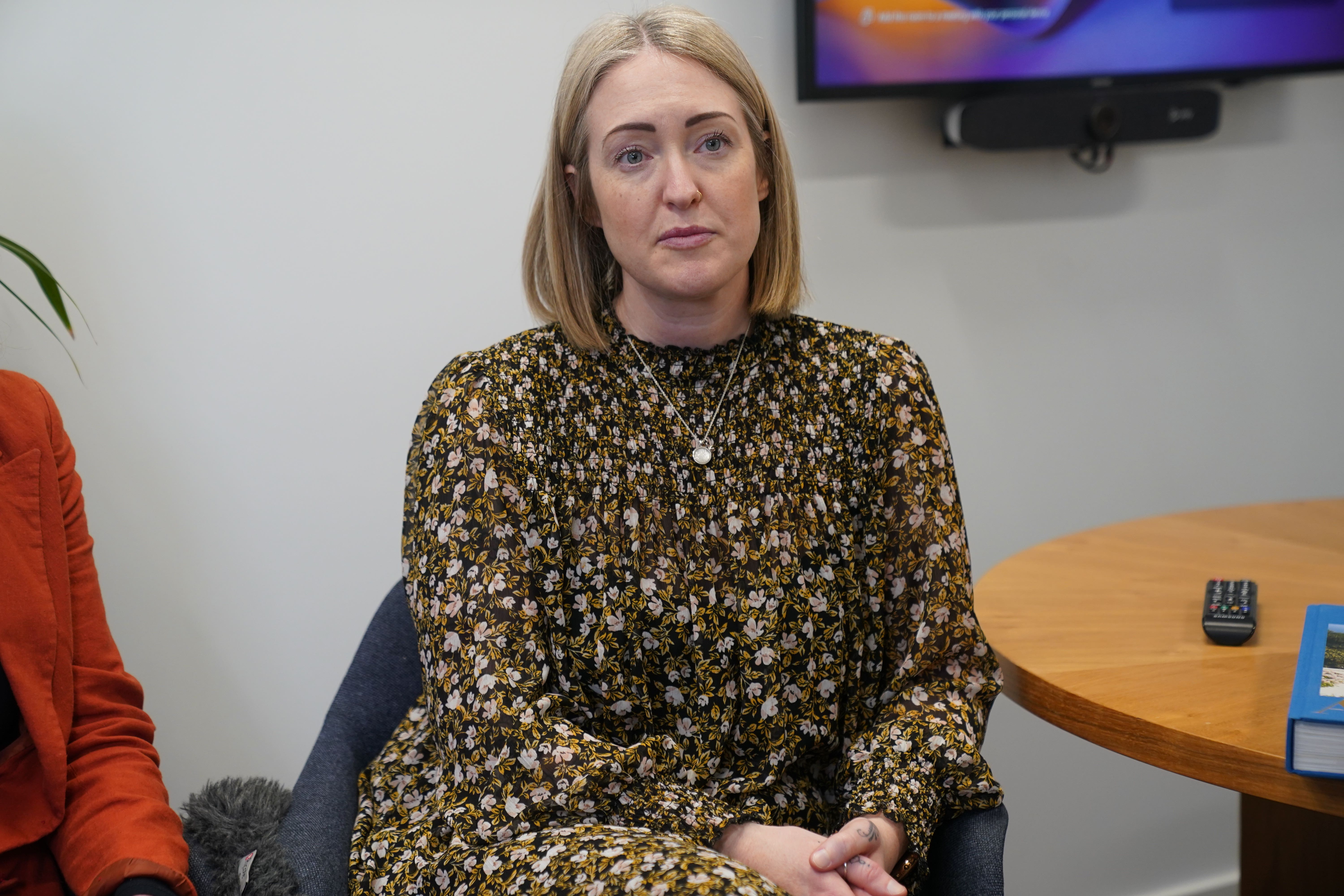 Esther Ghey, the mother of murdered teenager Brianna Ghey, urged the Prime Minister and other party leaders to back a proposed ban on social media for under-16s. (Lucy North/PA)