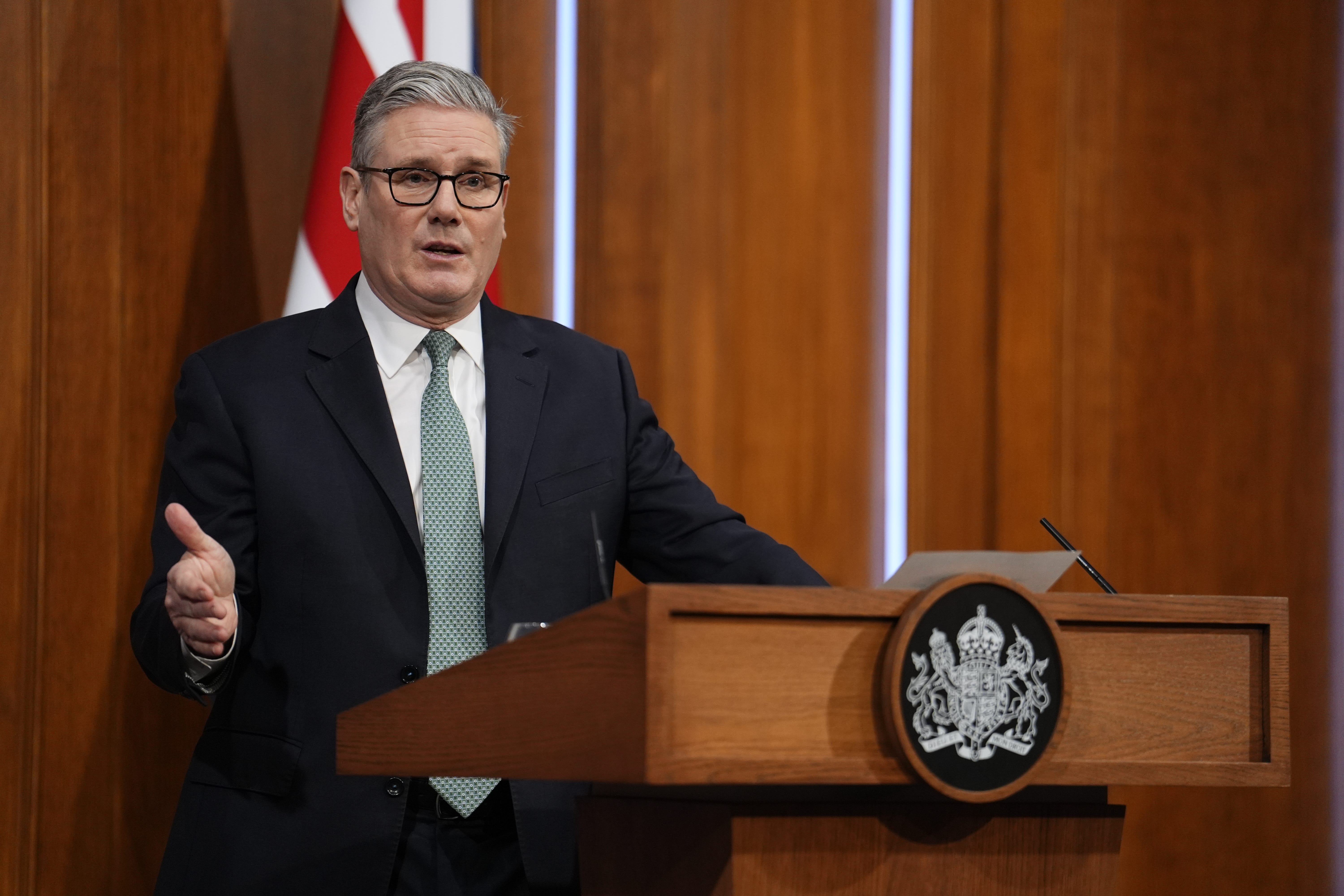 Prime Minister Sir Keir Starmer (Jordan Pettitt/PA)