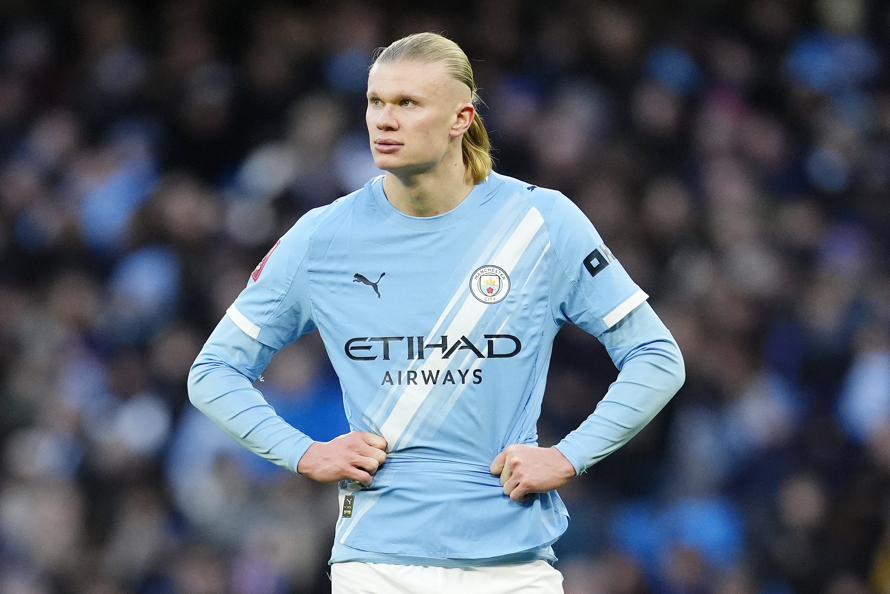 City’s captains’ group, which includes Erling Haaland, released a statement on Wednesday (Nick Potts/PA)