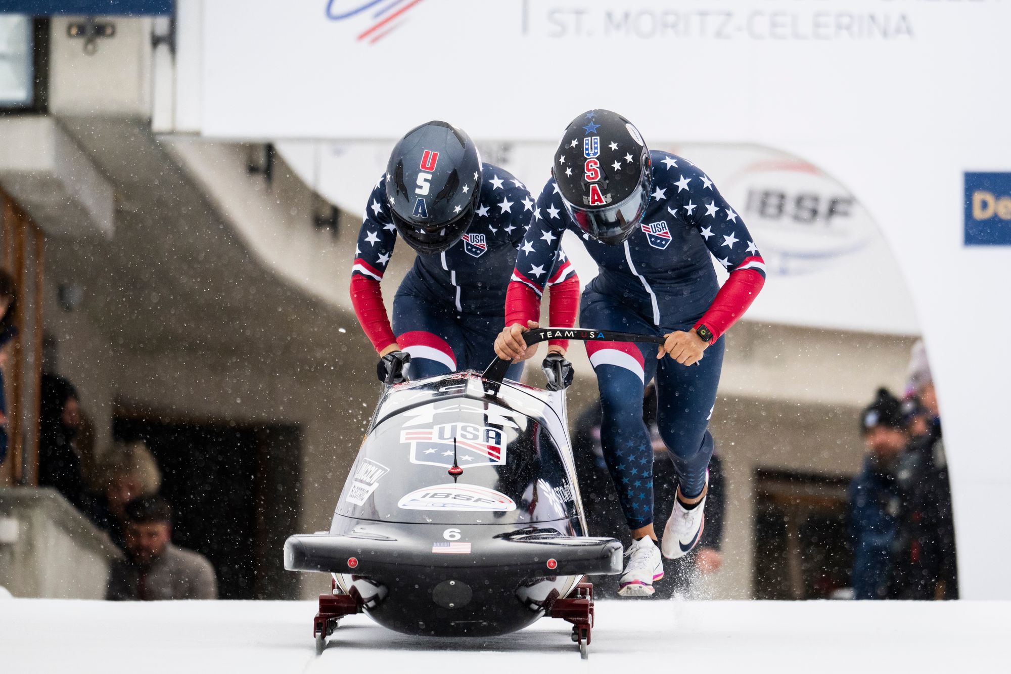 O'Brien will push the sled driven by five-time Olympic medalist Elana Meyers Taylor, who made the U.S. team for the fifth time — and has medaled in all four of her previous Olympic appearances