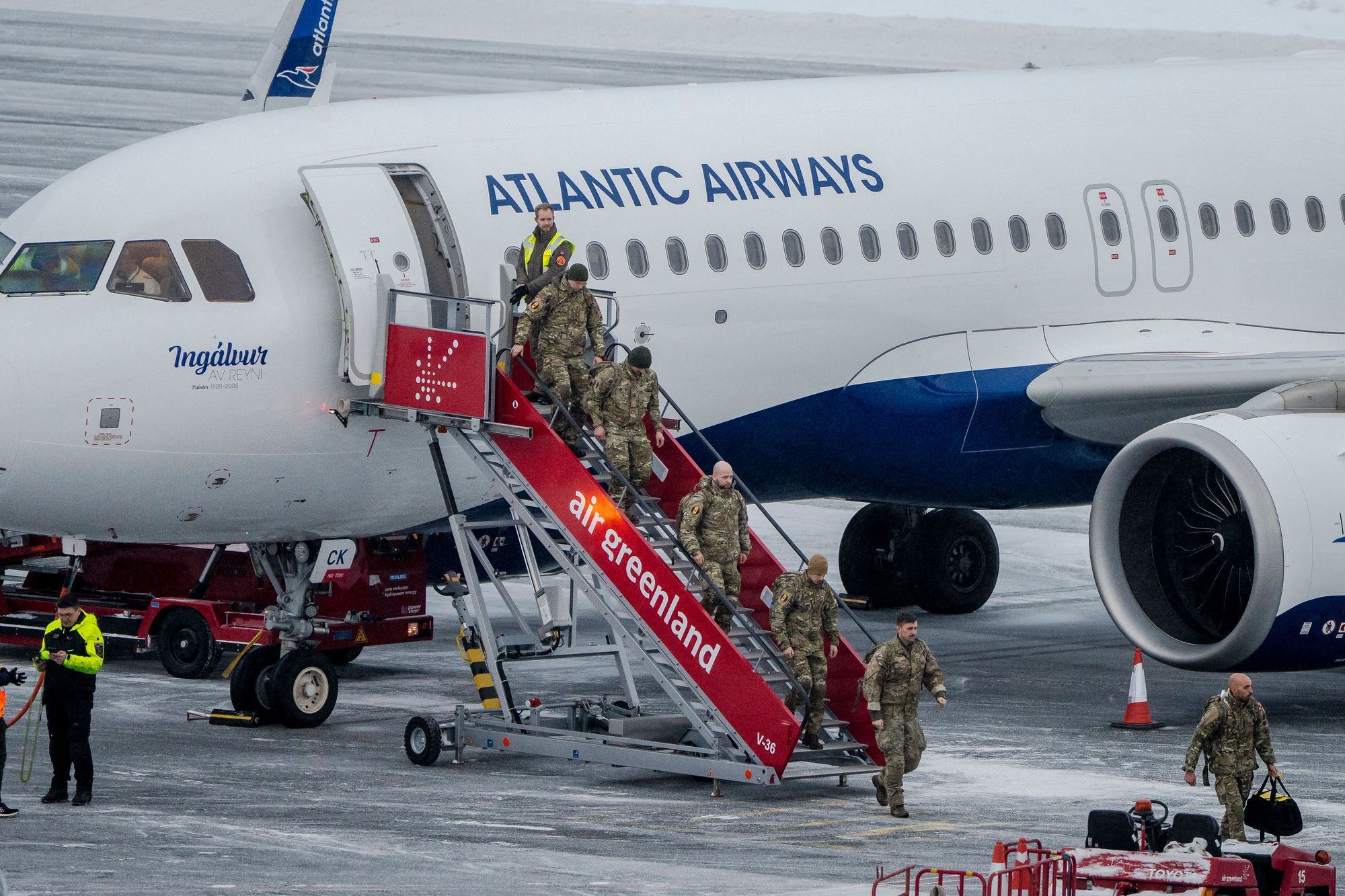<p>Danish troops have arrived in Greenland with Army chief Peter Boysen after US President Donald Trump refused to rule out military force in the self-governing territory of Denmark</p>