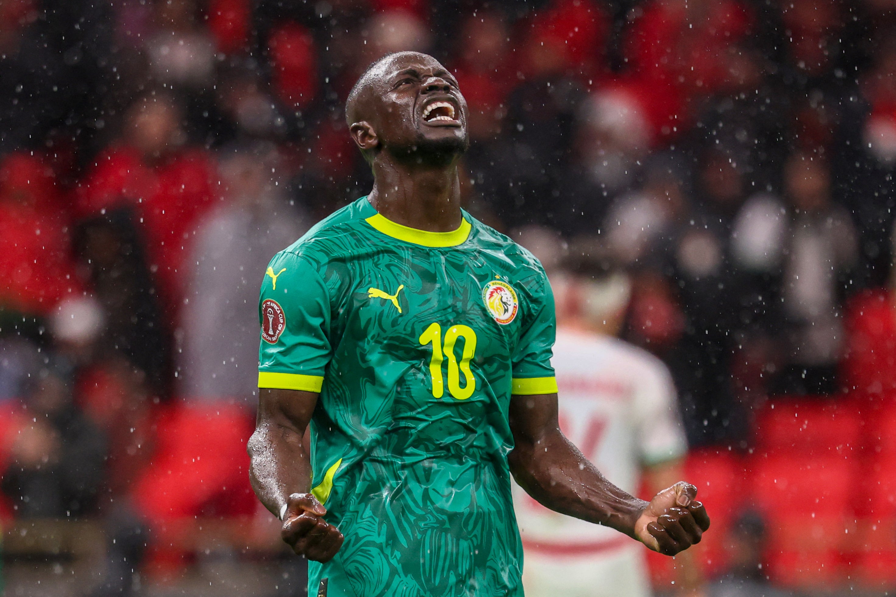 Mane celebrated his second Africa Cup of Nations title