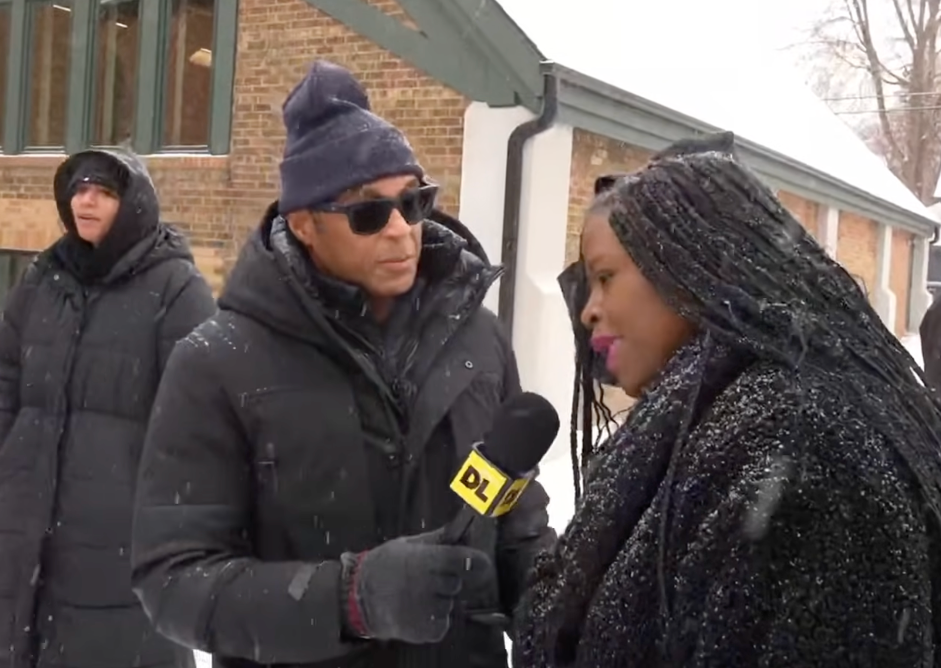 Don Lemon conducts interviews outside of the Cities Church in St Paul, Minnesota, on Sunday January 18, 2026