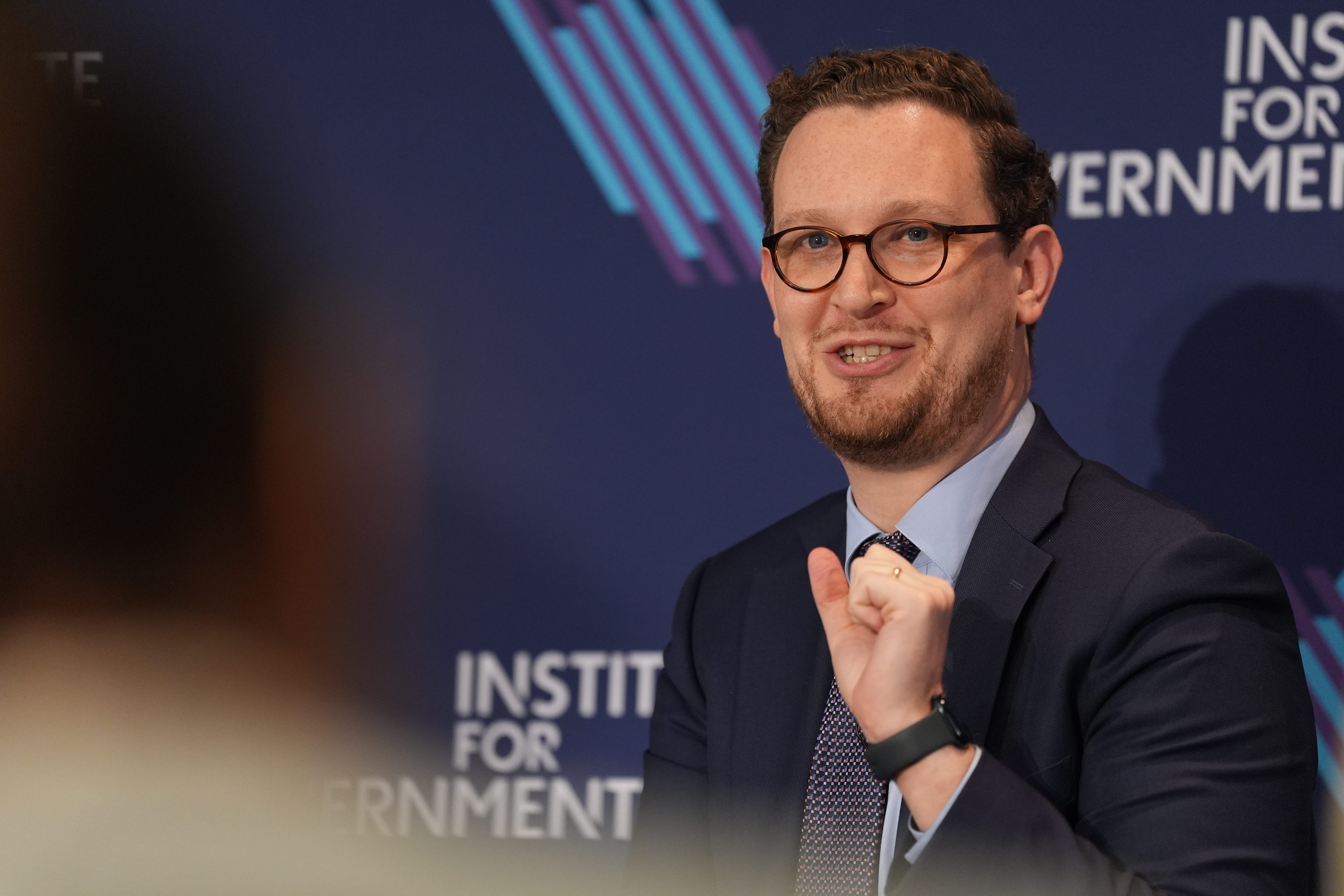 Darren Jones, Chief Secretary to the Prime Minister, said reports he was responsible for briefing against Cabinet colleague Wes Streeting were ‘total nonsense’ (Maja Smiejkowska)