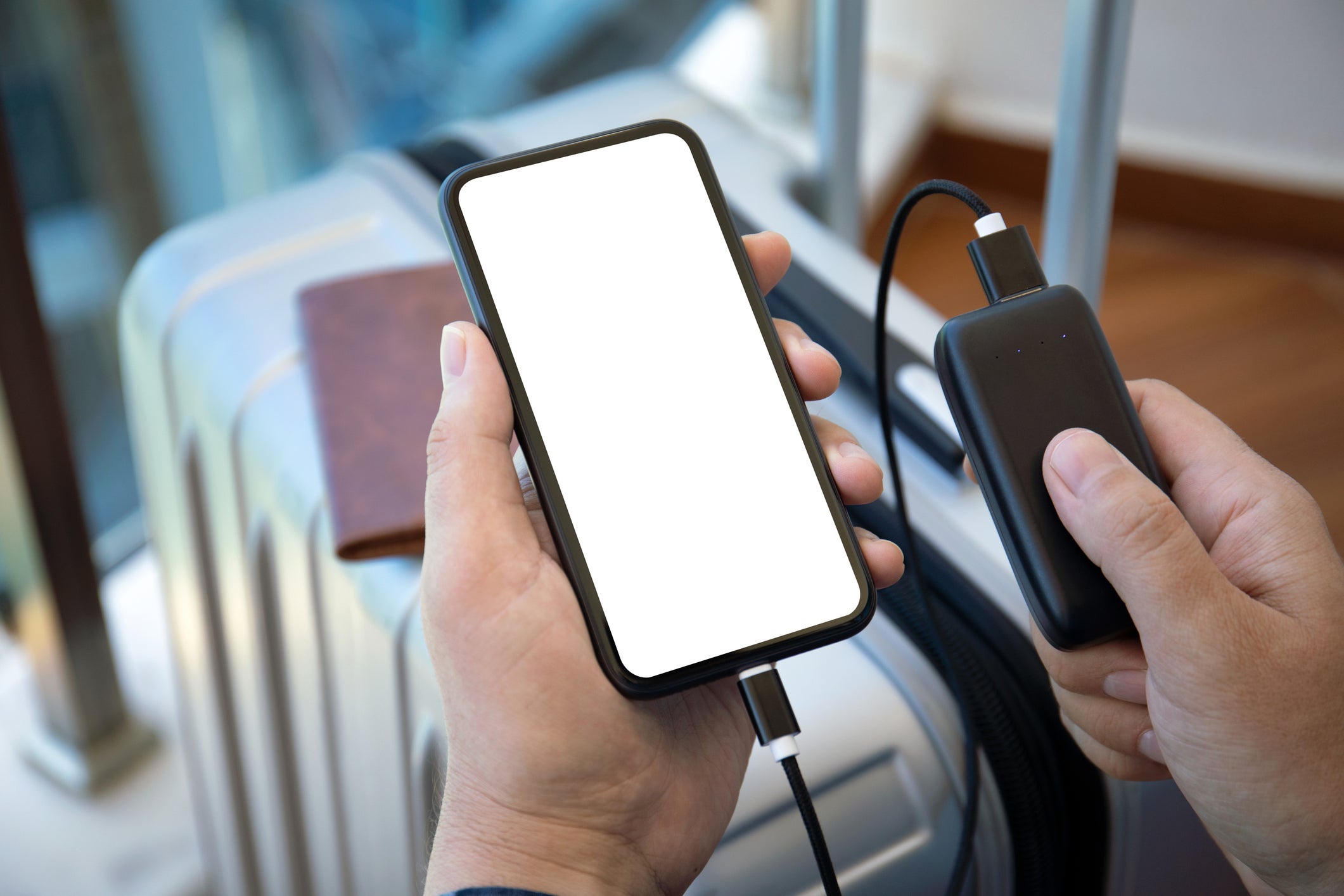<p>Portable chargers and power banks are usually allowed on flights – but there are restrictions</p>