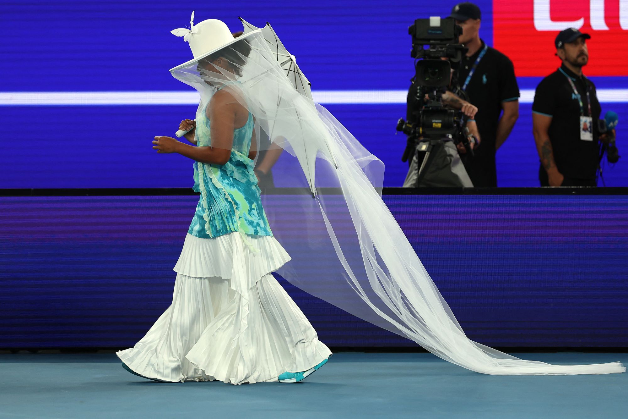 Naomi Osaka wowed fans and pundits with her walk-on outfit