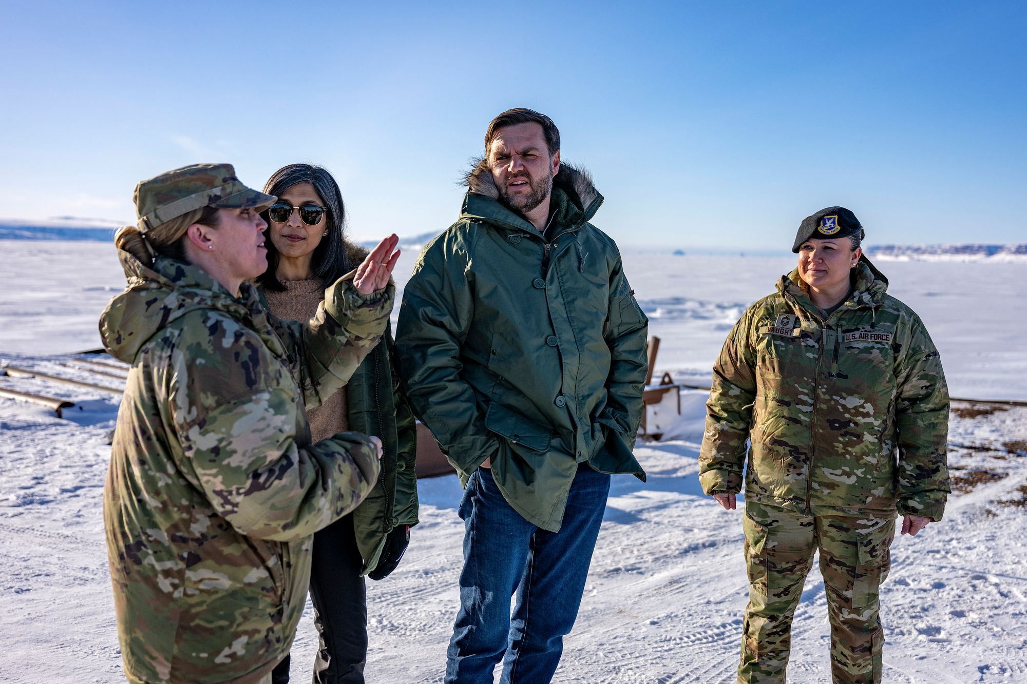 Vice President JD Vance visited the Greenland base in March, during which he discussed beefing up Greenland's security