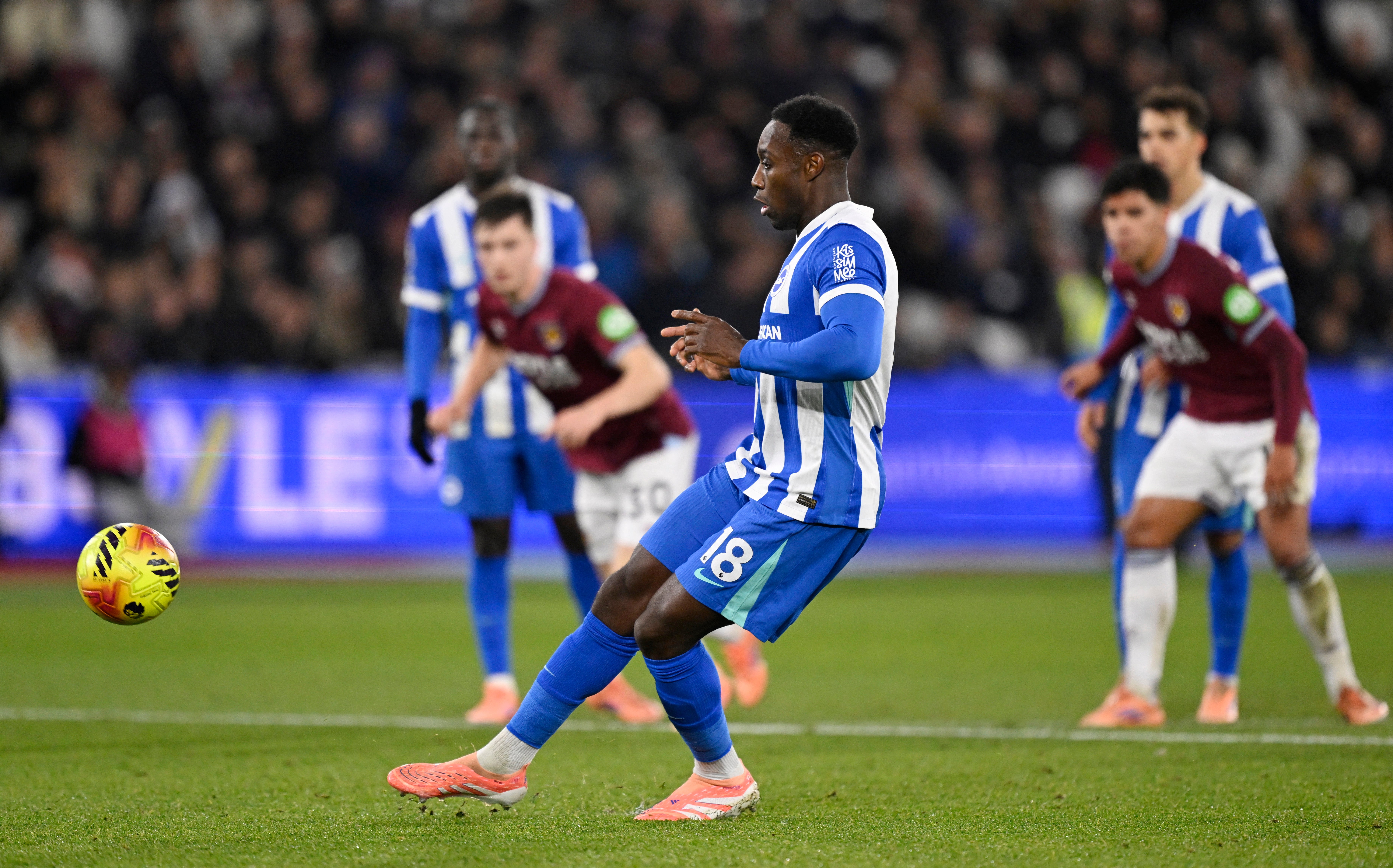 Danny Welbeck’s miss came this season