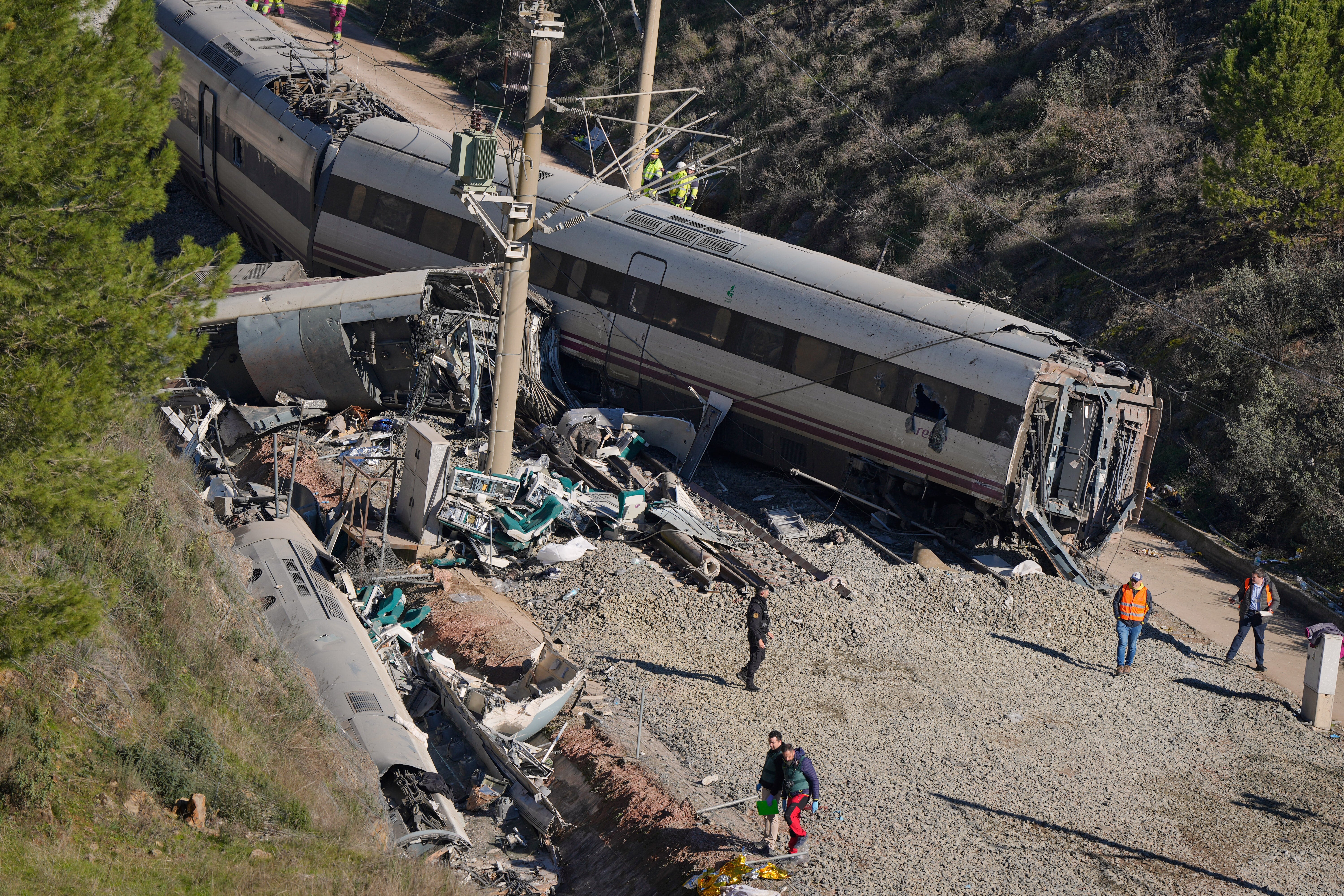 <p>Spain Train Crash</p>