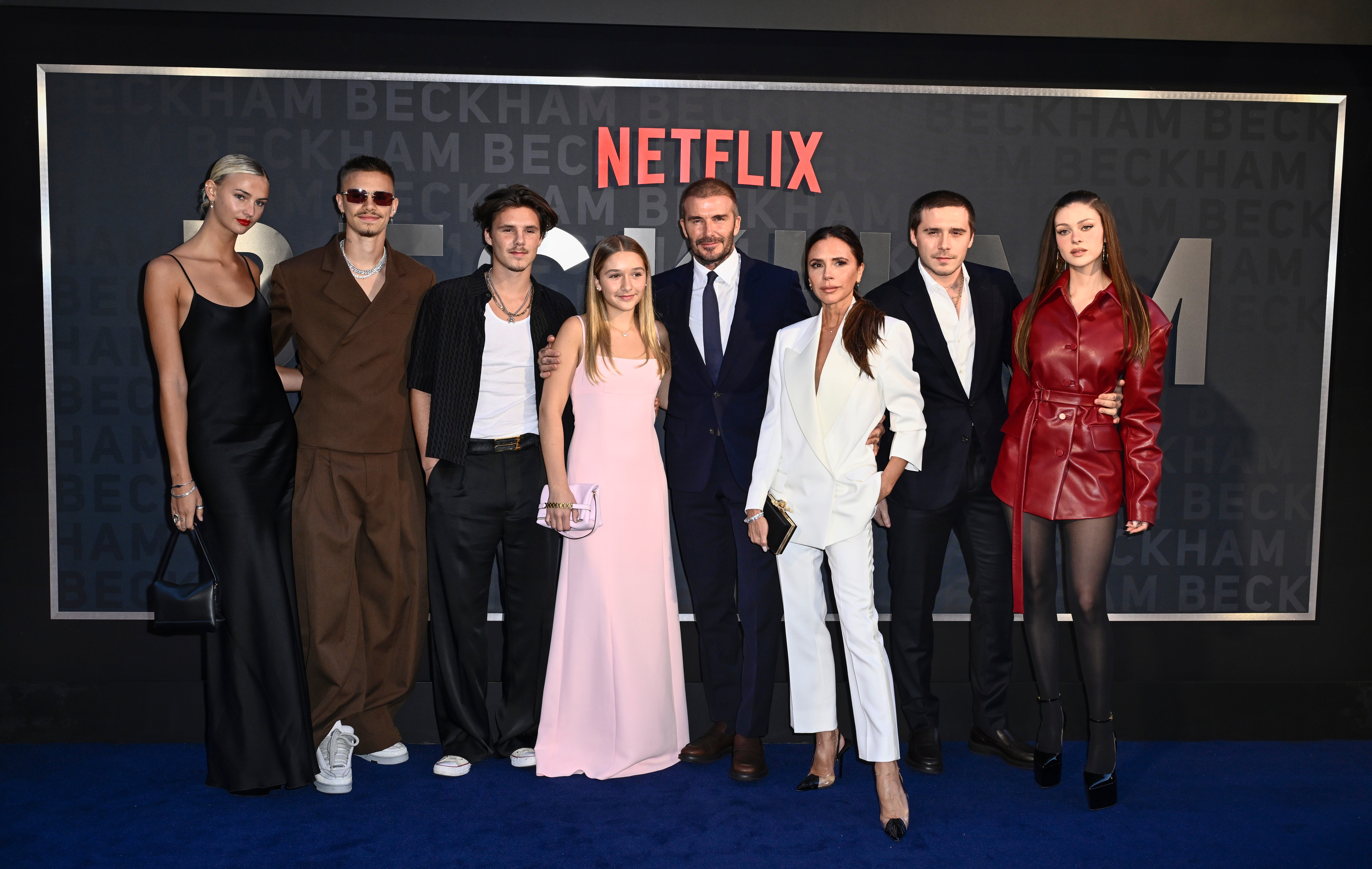 The family pictured at Netflix's ‘Beckham’ UK Premiere