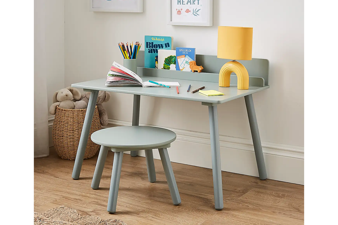 Best kids' desk and chair set IndyBest review Dunelm kids Maisy desk and stool set