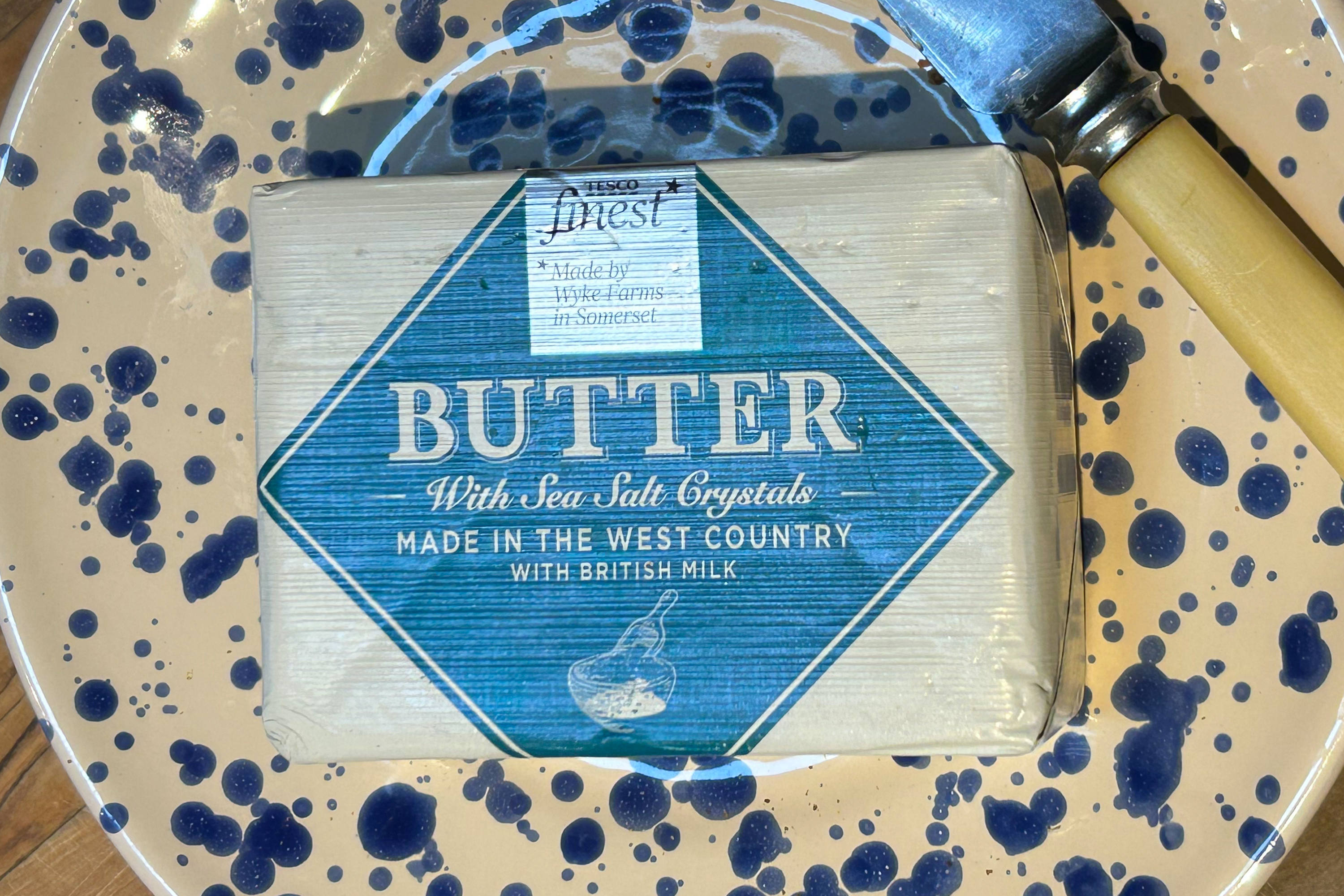 best supermarket butter indybest review Tesco finest butter with sea salt crystals