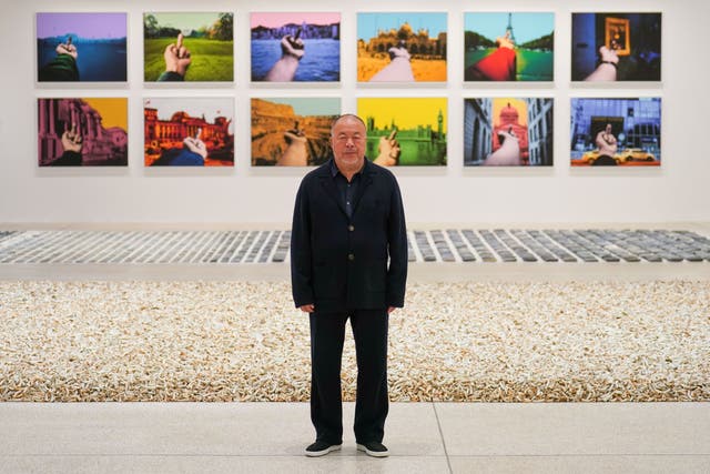 Ai Weiwei’s exhibition at Aviva Studios will mark his first major show in the north of England (James Manning/PA)