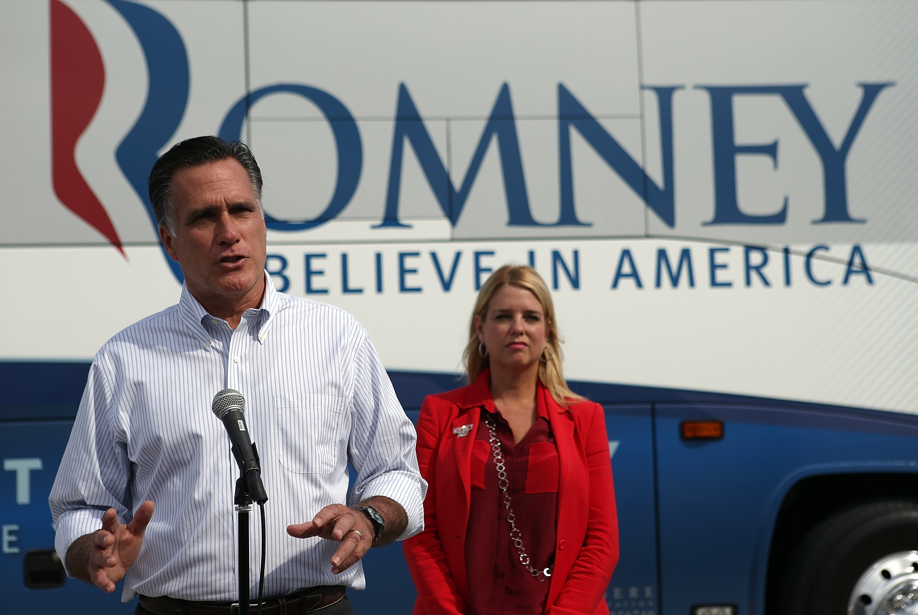 Bondi, then Florida's attorney general, served as a surrogate for then-presidential candidate Mitt Romney in 2012