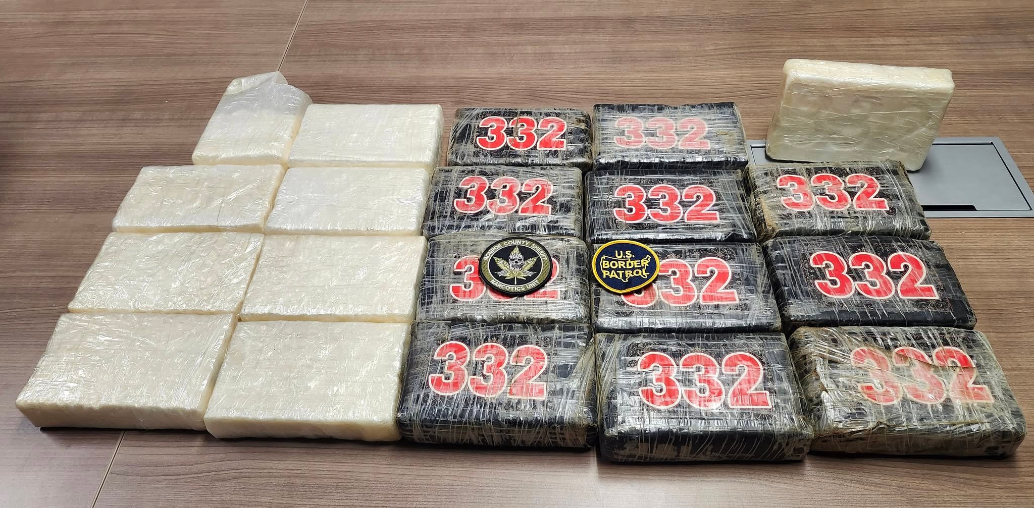 Authorities seized 23 kilograms of cocaine during the operation