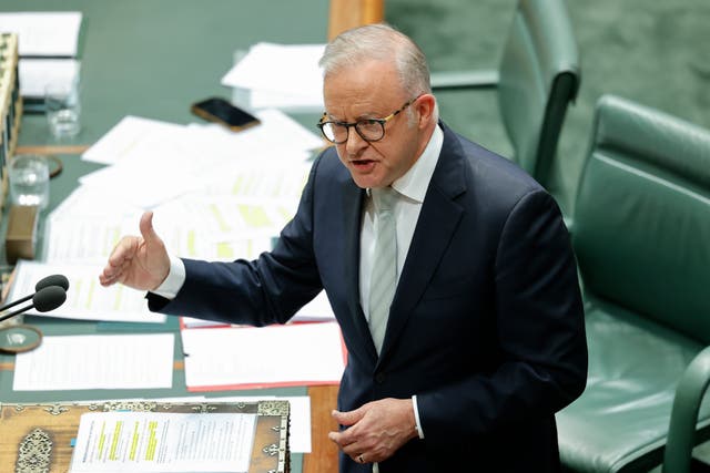 <p>Anthony Albanese addresses the parliament on 20 January 2026 in Canberra, Australia</p>