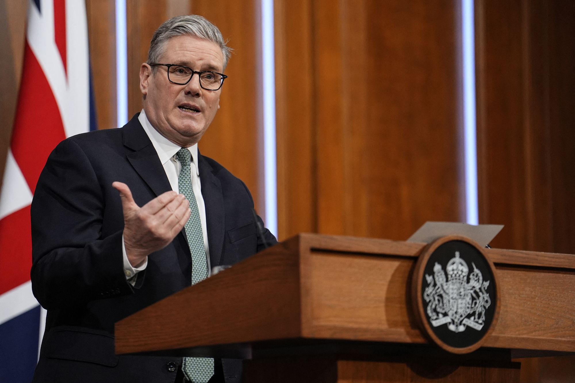 Keir Starmer has called to calm the tensions between the US and the UK, saying that ‘a trade war is in no one’s interests’