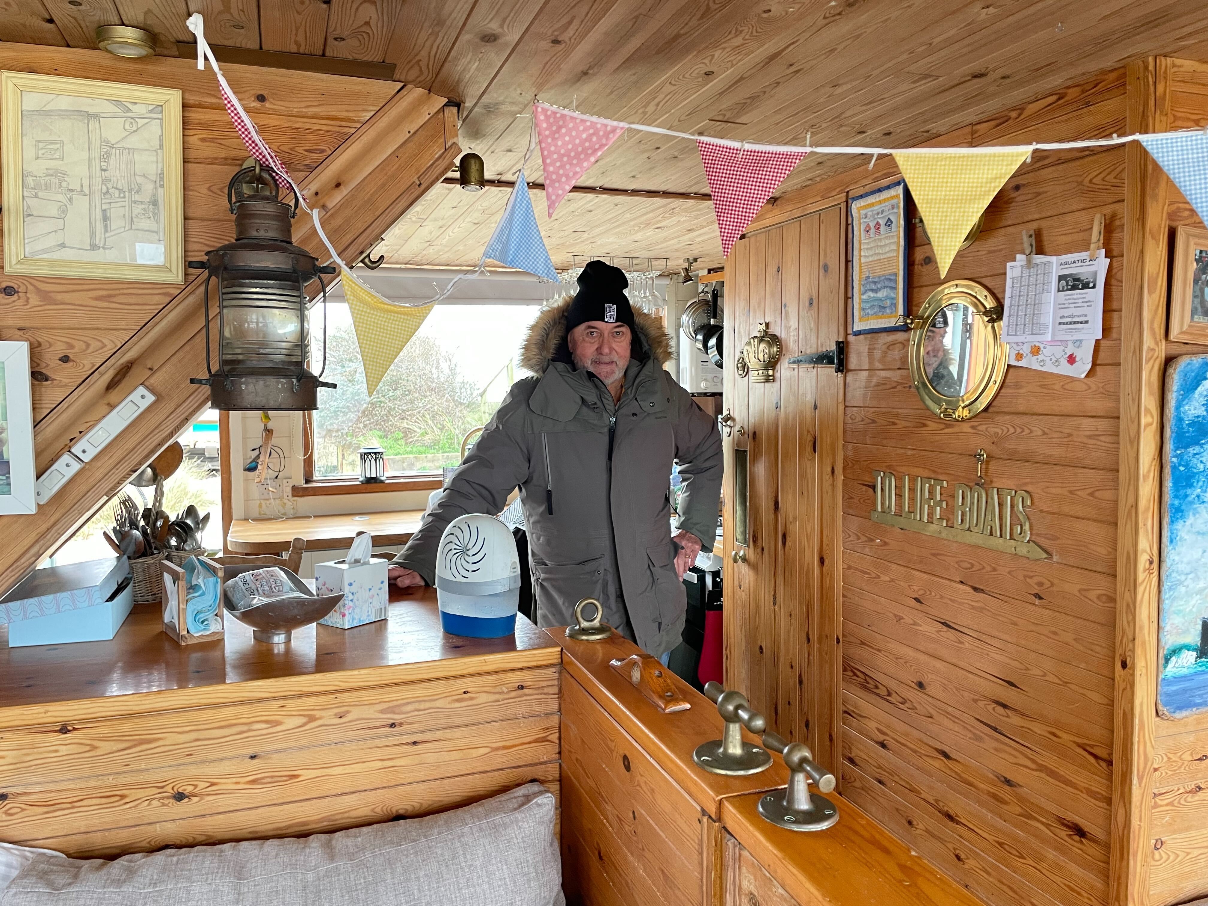 Stephen Bath bought his shed for £3,000 in 1982, before spending £8,500 on a rebuild. Today, he thinks it's worth around £500,000. He says applying a full second home council tax is unfair