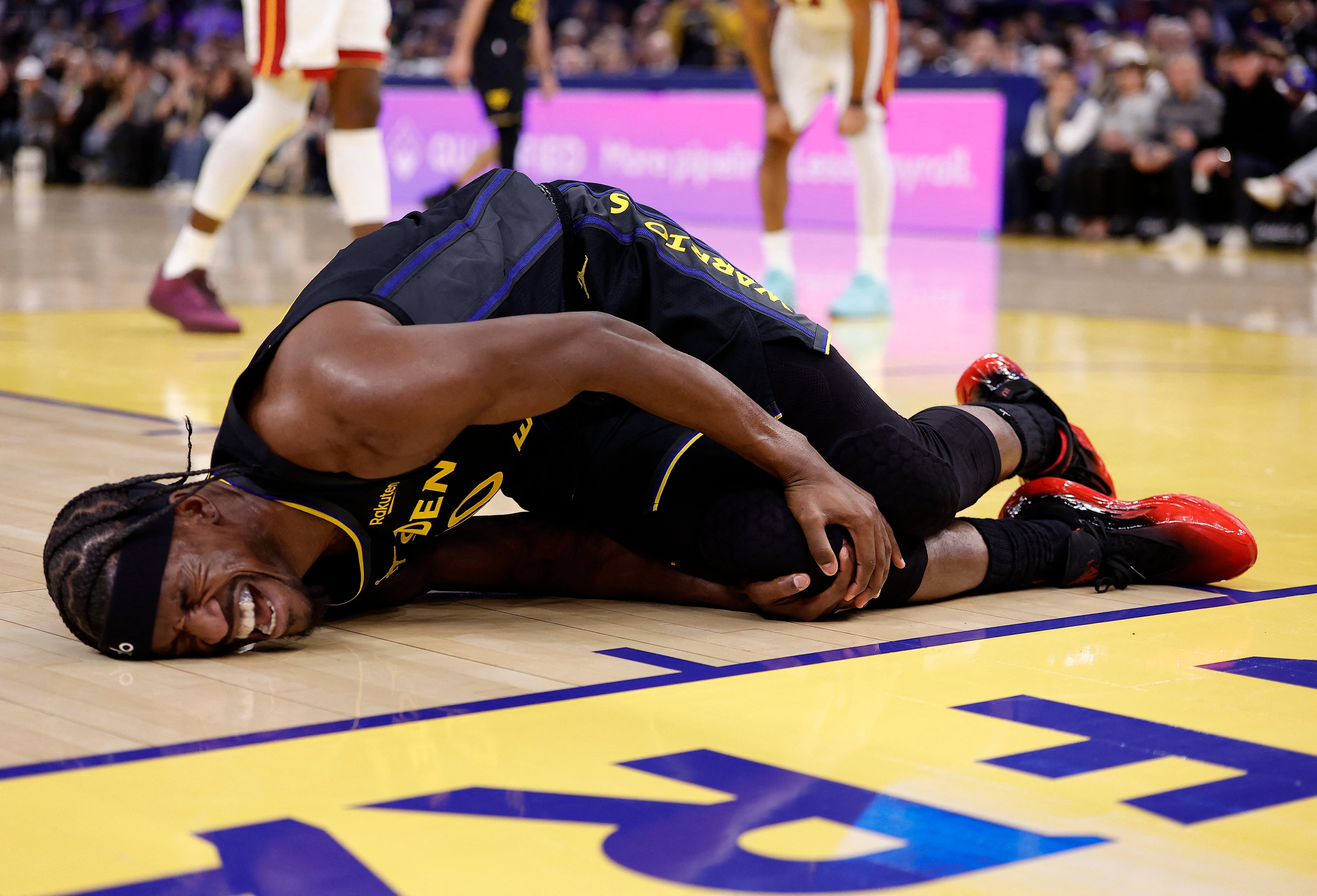 Jimmy Butler suffered a concerning knee injury on Monday night