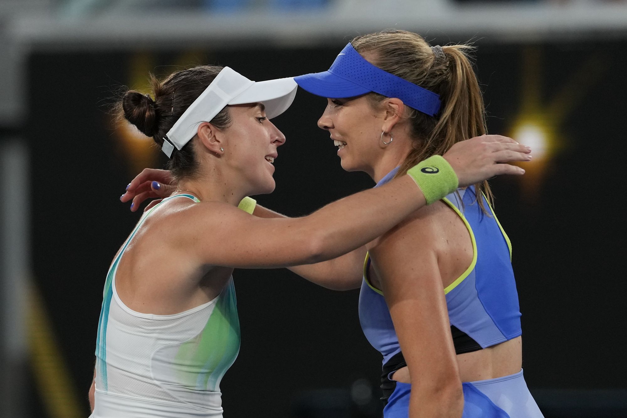 Katie Boulter faced a tough opening match against the in-form Belinda Bencic and lost 6-0 7-5