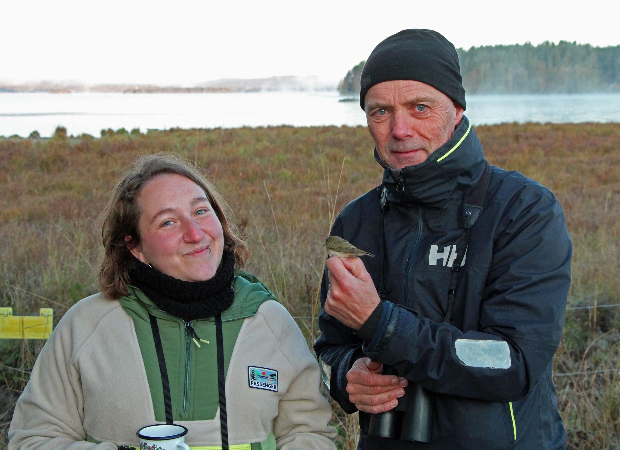 Rory with Magnus Stromberg from Lindängets Natural Reserve