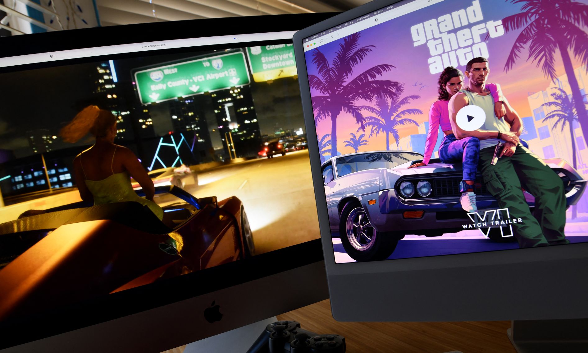 The first trailer for Grand Theft Auto VI was officially released ahead of schedule on 4 December, 2023 due to a leak. The release date for GTA 6 is 19 November, 2026