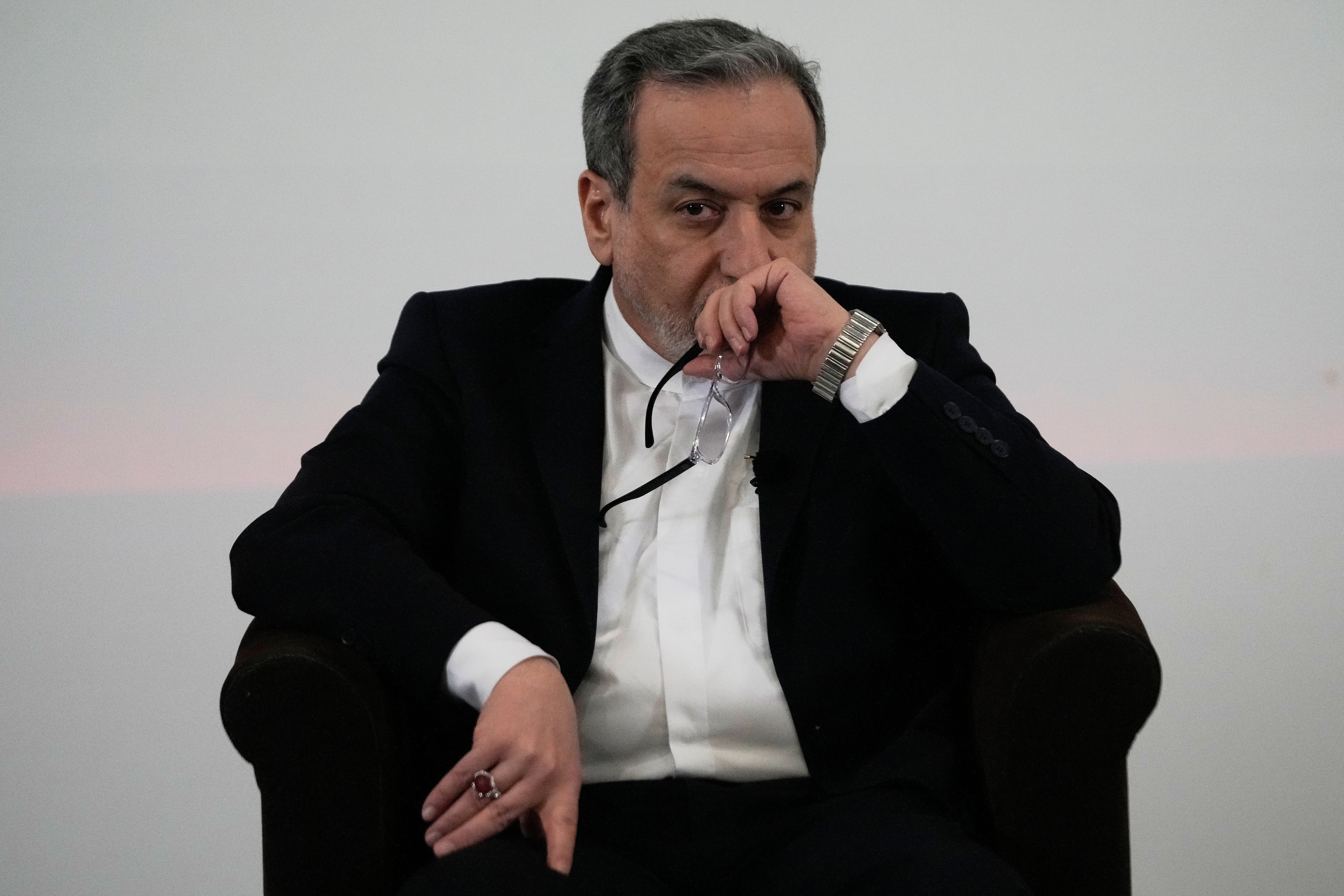 Iranian Foreign Minister Abbas Araghchi