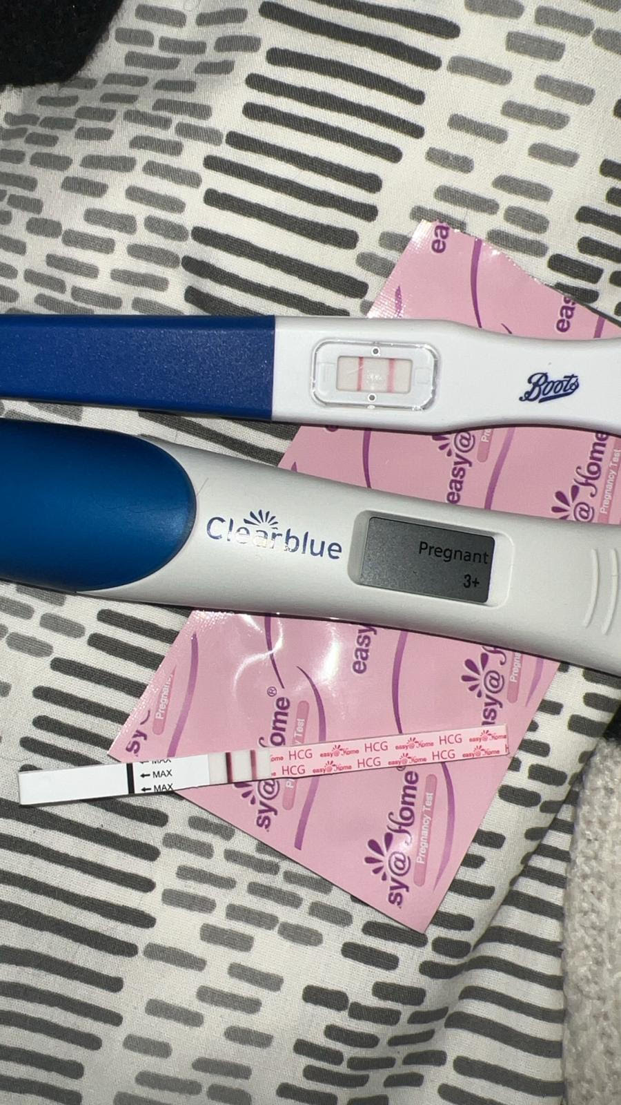 Ms Gadsby found out she was pregnant in April 2025