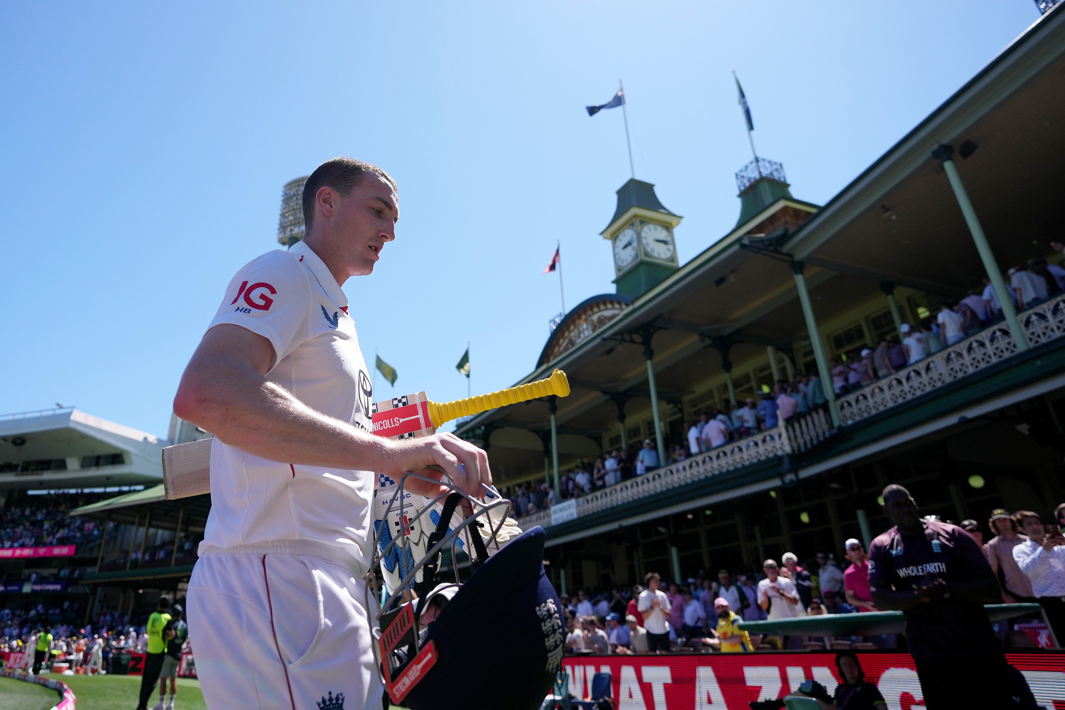 Harry Brook endured a difficult Ashes tour